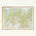 Kaimanawa and Kaweka Forest Parks Wall Map