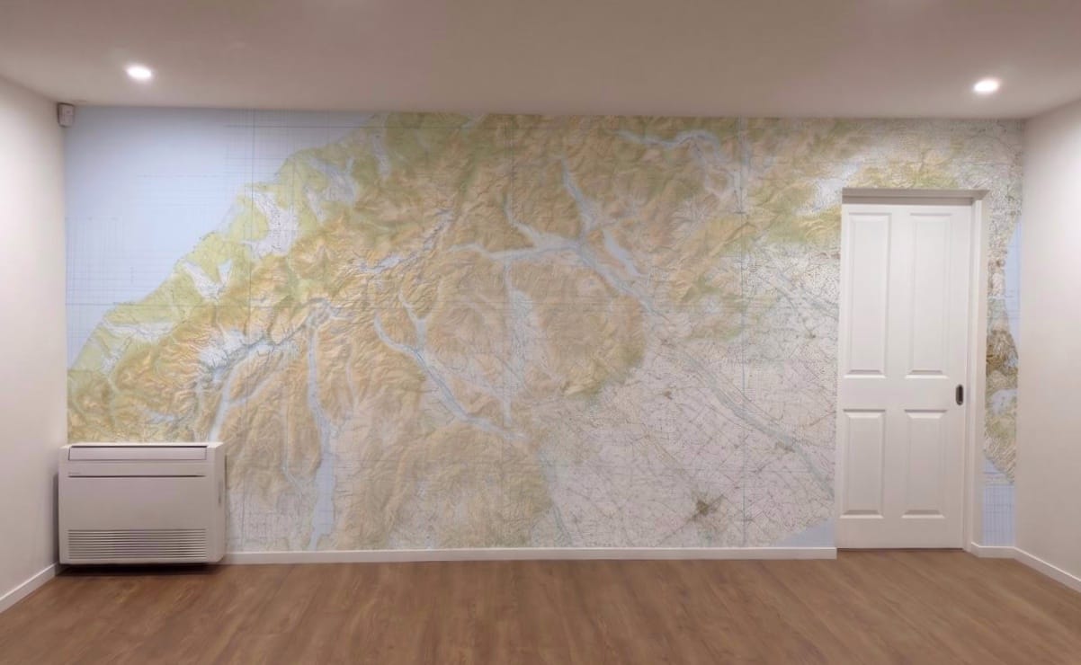 Custom Map Wallpaper