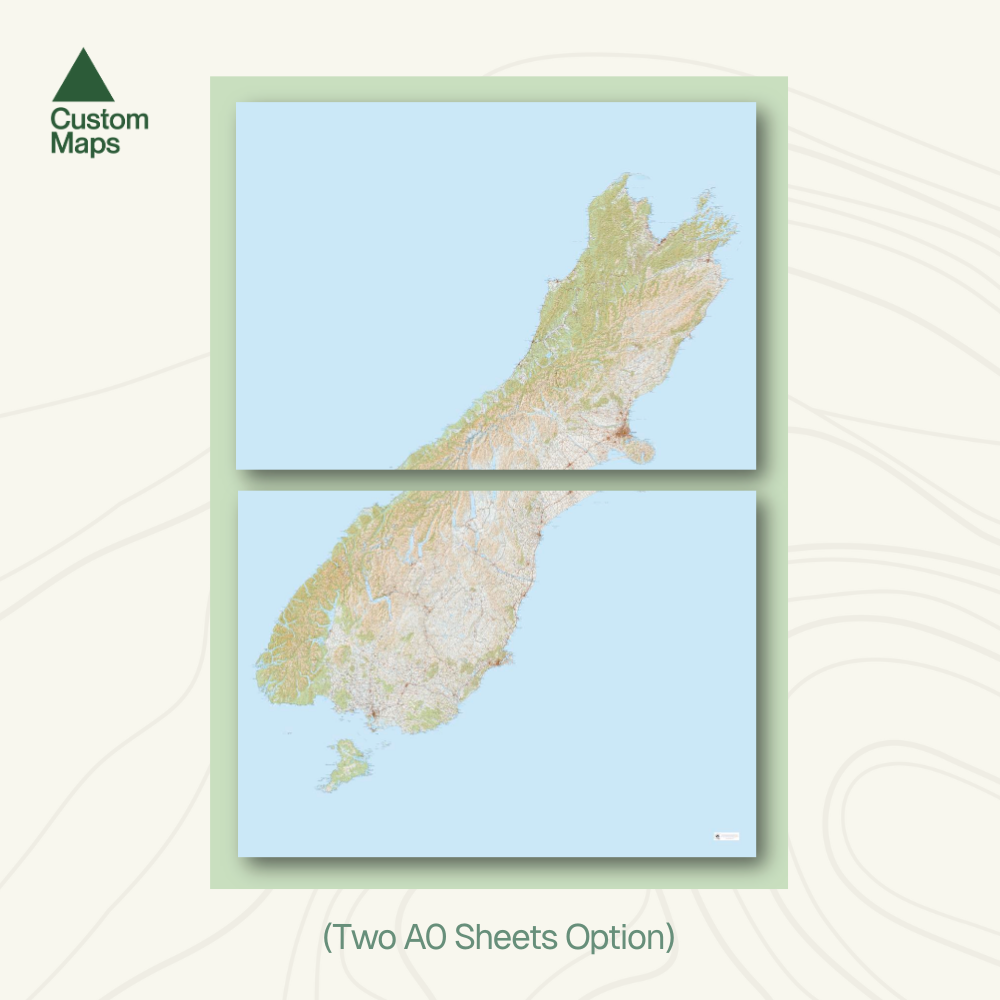 Map of New Zealand