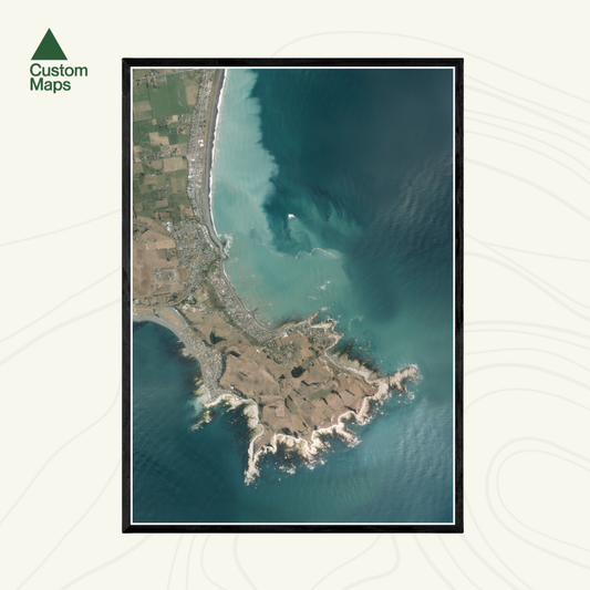 Aerial art of Kaikoura