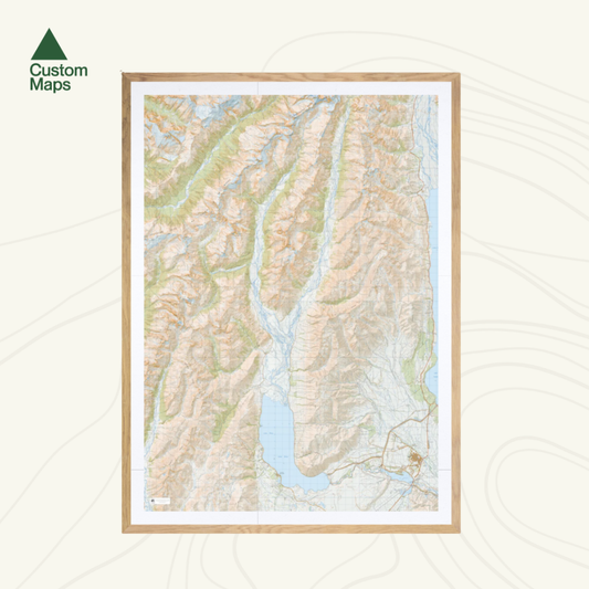 Ōhau and Twizel Wall Map