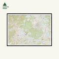 Ohakune and Mount Ruapehu Wall Map