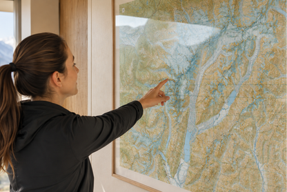 Aoraki Mount Cook National Park Wall Map