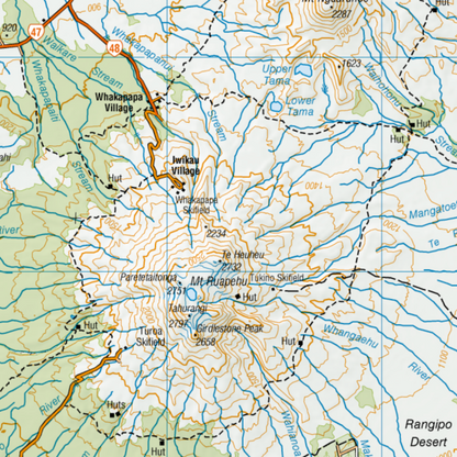 East Cape Wall Map
