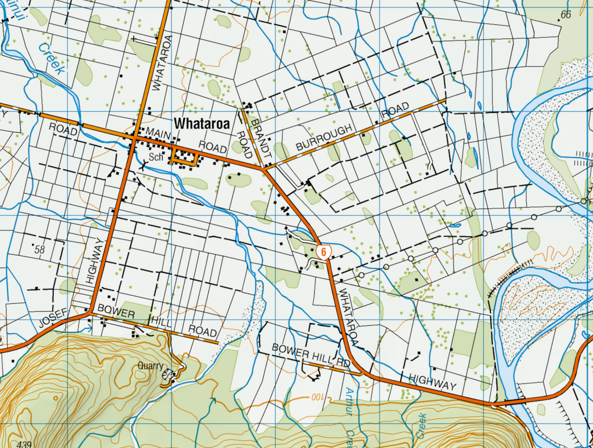 Godley Valley and Southern Alps Wall Map