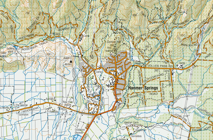Hanmer Springs Wall Map