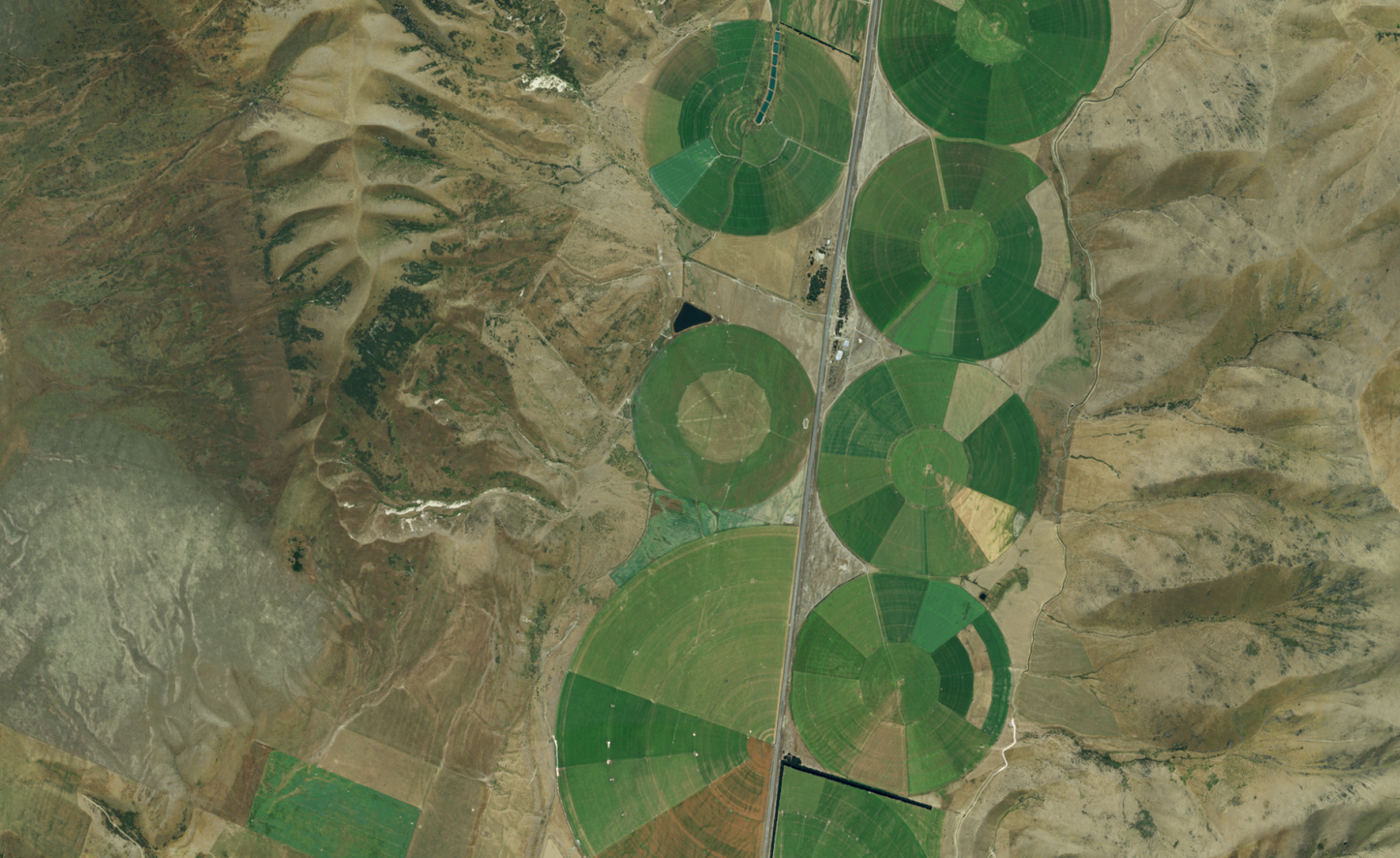 Twizel, Omarama & Benmore Aerial Print