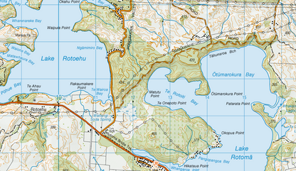 Rotorua Wall Map