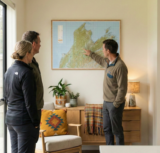 A Tasman Marlborough Wall Map