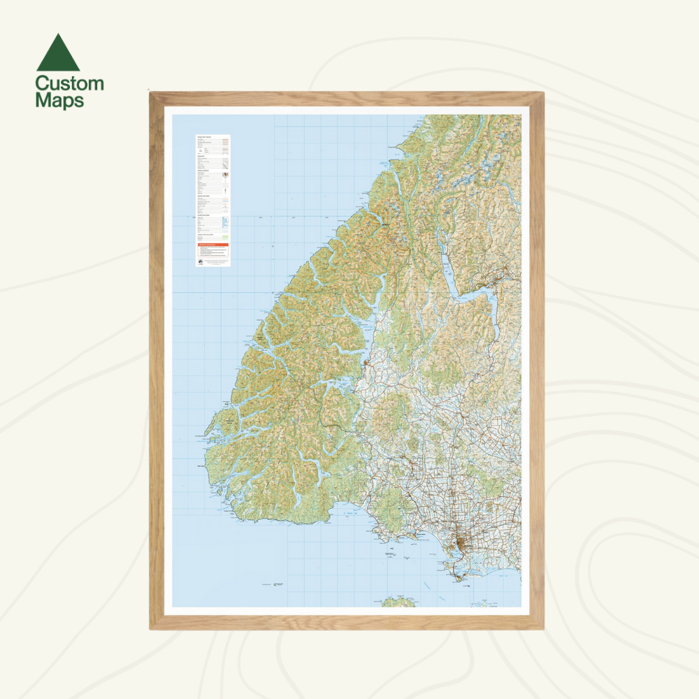 Map of Fiordland