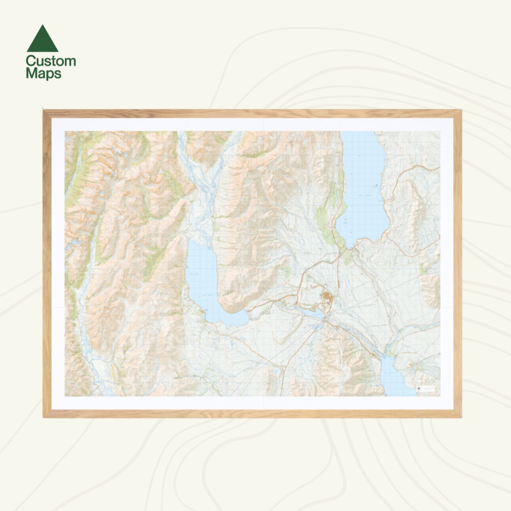 Ōhau and Twizel Wall Map