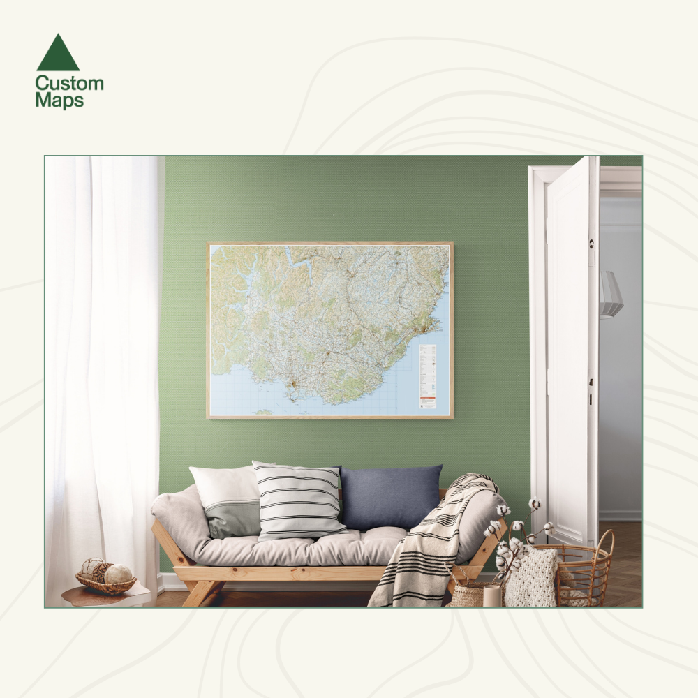 Map of Southland and the Catlins