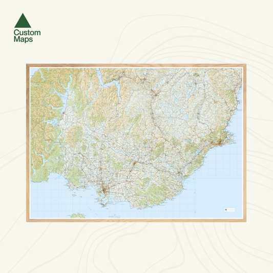 Map of Southland and the Catlins